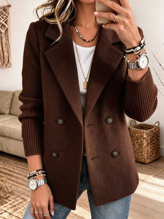 Cerise™ – Blazer Chic à Manches en Maille