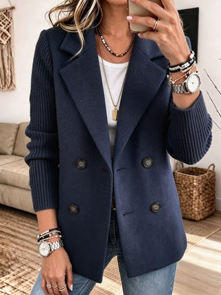 Cerise™ – Blazer Chic à Manches en Maille