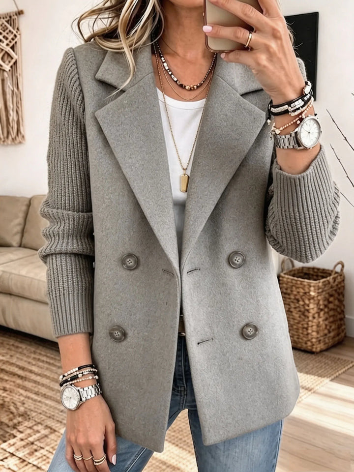 Cerise™ – Blazer Chic à Manches en Maille