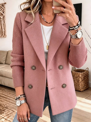 Cerise™ – Blazer Chic à Manches en Maille